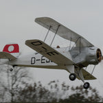 LinkMejor Bucker Bu133 1/5 Scale 1320mm Wingspan Balsawood RC Airplane Biplane Fixed-wing KIT