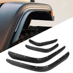 Car Front Rear Mudguard Low Fender Splash Protector Protective Guards Flares Mudflaps For Jeep JL 2018-2025