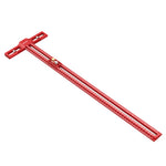 LinkMejor TS-24 Scribing Ruler Multi-Function 400mm/600mm Snap-In Slider 360° Marking Thickened Base Adjustable Length 400mm/600mm for Precision Tasks
