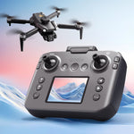 LinkMejor S119 WiFi FPV with LCD Screen Controller HD Dual Camera Servo Gimbal 360° Obstacle Avoidance Brushless Foldable RC Drone Quadcopter RTF