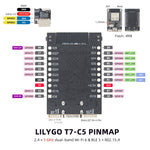 LinkMejor® T7-C5 ESP32-C5-MINI-1 Development Board Dual-Band WiFi 6 BLE 5 Thread SoC High Performance Onboard Qwiic Dev Module