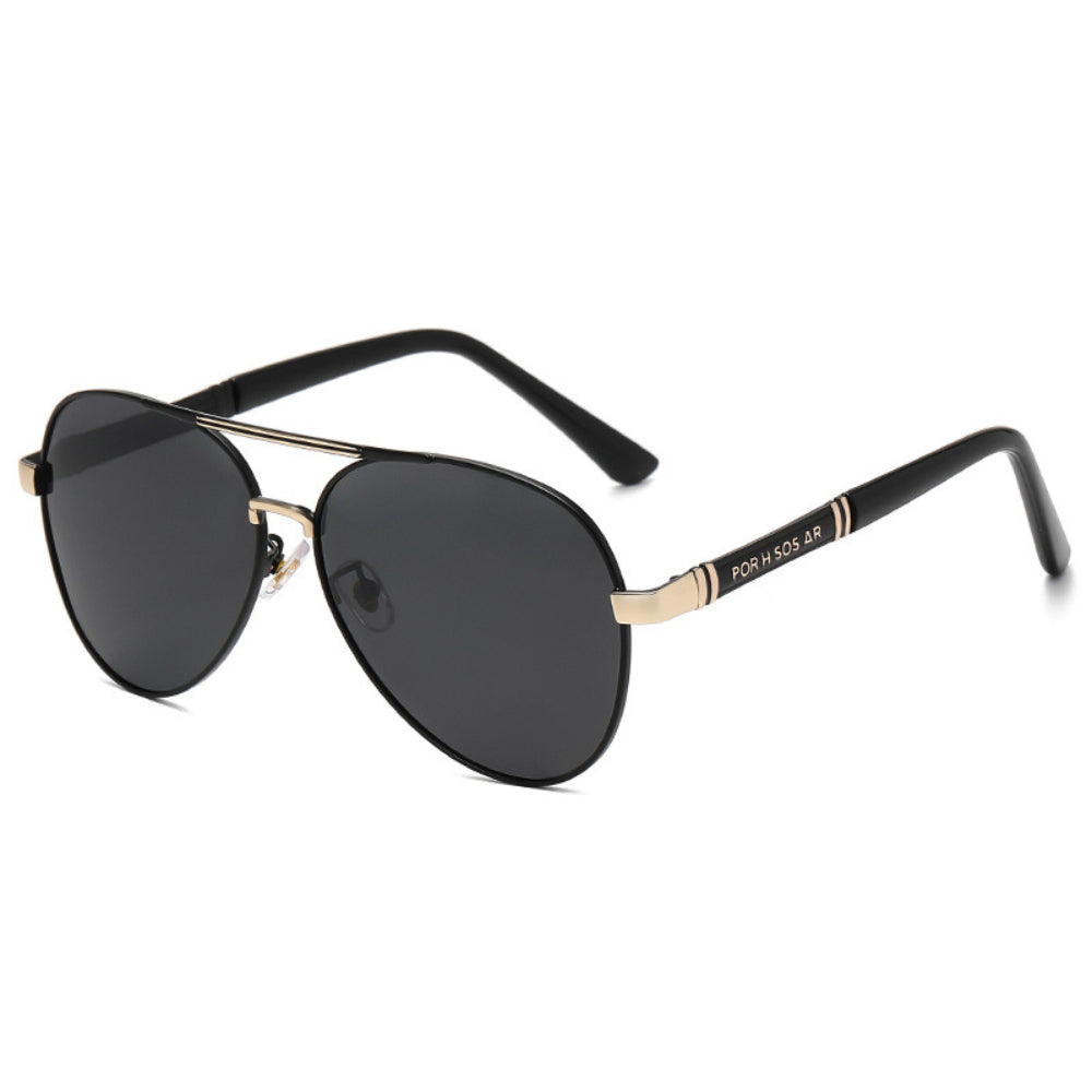 Men's Polarized Sunglasses Classic Fashion Metal Frame Pilot Sun Glasses for Traveling Surfing Driving Fishing UV400