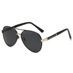 Men's Polarized Sunglasses Classic Fashion Metal Frame Pilot Sun Glasses for Traveling Surfing Driving Fishing UV400