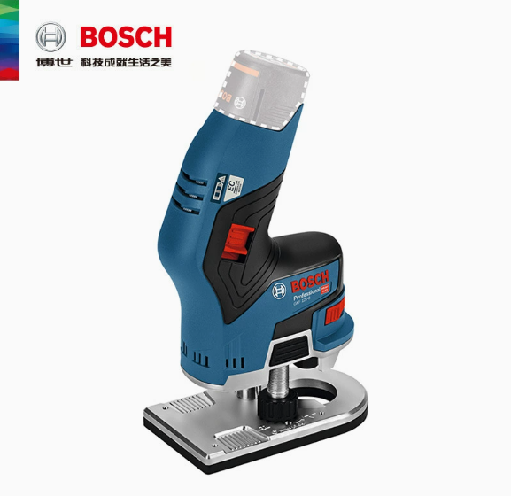 LinkMejor 12V-8 for Bosch Professional Cordless Palm Router 12V Brushless Edge Trimmer 13,000 RPM Woodworking Tool with 6mm & 1/4-Inch Collets