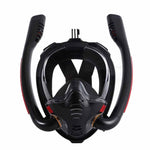 Double Tube Silicone Full Dry Diving Goggles Diving Equipment Snorkeling Goggles Adult Swimming Glasses Diving Goggles Self Contained Underwater Breathing