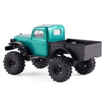 LinkMejor FCX24 Power Wagon 12401 RTR 1/24 2.4G 4WD Brushless RC Car Rock Crawler Off-Road Truck Two Speed Upgraded Chassis Metal Gears Portal Axles LED Light Oil Filled Shocks Vehicles Models Toys