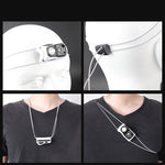Portable Mini Smart Sensor LED Headlamp USB Rechargeable Super Bright Running Cycling Head Light Red Warning Light Waterproof Lantern Illuminator Lamp