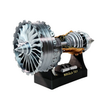 LinkMejor Small Size 24cm TR900 Turbofan Engine Model Decoration Science Discovery Toys