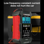 LinkMejor 12V 10A & 24V 5A Smart Automatic Battery Charger  & Pulse Repair Tool 100-240V/50-60Hz