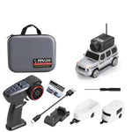LinkMejor 6406 6406-C 1/64 2.4G FPV RC Car SUV Wifi Camera Photos Videos VR App Control Built In Gyro Drift Desktop Micro 3 Speed On-Road Mini Full Proportional Vehicles Models Toys