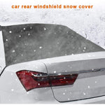 600D Oxford Cloth Car Front Windshield Snow Shield Cover Waterproof Warm Windshield Ice And Snow Cover Thick Snow Cover