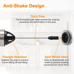 Portable Electric Milk Frother USB Rechargeable Egg Beater Matcha Frother Coffee Cappuccino, Latte, Protein Powder, Matcha Mixer