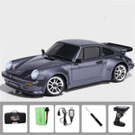 LinkMejor 1898 RTR 1:18 Scale RC Drift Car with Gyro & LED Lights 2.4G RWD Radio Control Car for Adults and Kids Alloy Body Shell Ready to Run
