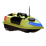 LinkMejor D20 GPS RC Bait Boat 600M Wireless Remote Control Fishing Bait Boat Fishing Feeder Boat with 3 Bait Containers 7 LED Light