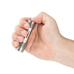 LinkMejor FWAA 1600LM EDC Titanium Polished Flashlight 3*Nichia 519AT LED Super Bright Mini LED Torch EDC Tools