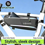 LinkMejor Waterproof Bicycle Frame Bag Expandable Storage Lightweight 0.2kg Reflective Safety Bike Top Tube Pouch Cycling Accessories