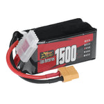 LinkMejor 4S 14.8V 1500mAh 120C 22.2Wh LiPo Battery XT60 Plug for RC Drone