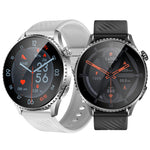 MT800 1.56-inch AMOLED Display ECG+PPG Voice Assistant One Click Micro Physicak Examination bluetooth Call Heart Rate Blood Pressure Blood Oxygen Monitor Sleep Monitoring Blood Glucose Testing SOS Calls Multi-sport Modes IP67 Waterproof Smart Watch