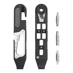 LinkMejor Ratchet Bike Repair Tool Kit Multi Functional Tire Lever Hook Magnetic Bit Storage 103g Lightweight Cycling Accessory