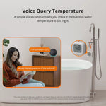 LinkMejor SNZB-02LD Zigbe LCD Smart Thermometer with Probe IP65 Waterproof for Fridge Pool Fish Tank Wine Cellar via ZBBridge-P