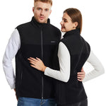 LinkMejor HZ-13 13 Areas Heating Vest Zipper Adjustable Size 3-Gears Heated Jackets  USB Electric Thermal Clothing Winter Warm Vest Outdoor Heat Coat Clothing