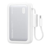 USAMS CD284 PB102 22.5W 37Wh 10000mAh Semi-Solid Power Bank with Digital Display External Battery Power Supply with 2 Inputs & 3 Outputs Support PD QC Fast Charging for iPhone  17 17 Pro 16 Pro Max 15 14 for Huawei Mate XT for OPPO for VIVO