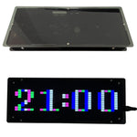 DIY LED Music Spectrum Display Kit 16x32 Rhythm Lights Clock Temperature 8 Kinds Spectrum Mode SMD Soldering Project