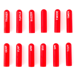 12pcs Radiomaster Labeled Silicon Switch Cover kits Short/ Long for TX16S TX12 Zorror Jumper Flysky Radio Transmitter