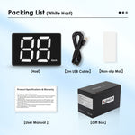 Universal Car GPS HUD Heads Up Display Car Speedometer Display Vehicle Speed Kilometers Per Hour Miles Speedometer