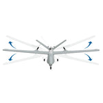 LinkMejor Z55 Predator 660mm Wingspan 2.4GHz 3CH Built-in Gyro EPP RC Airplane Glider RTF for Beginners