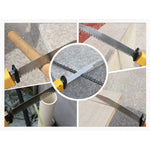 6-in-1 Multifunctional Reciprocating Saw Ergonomic ABS Handle Interchangeable Blades for Wood Metal PVC Cutting Adjustable Length Portable Tool