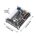 20/24Pin ATX Power Transfer Board Digital Voltage Display Multi-Output 5V-12V USB PD Fast Charging Adjustable Voltage Module with DC Socket for Electronics Testing Multi-Device Charging