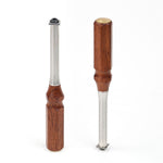 Ganwei Woodworking Carbide Scraper With Rosewood Handle Replaceable Square Insert For Trimming Deburring