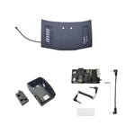 LinkMejor AV IN Modification Kit with 5.8G RX PORT V3.0 V3.0 PLUS Digital to Analog Receiver Board Adapter Metal Mounting Case Combo for Walksnail GOGGLES X