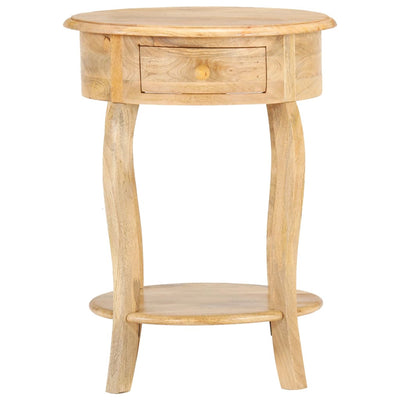 Side Table 14.6"x14.6"x24" Solid Mango Wood