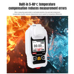 LinkMejor A75A A75B A75C Digital Brix Refractometer Solution Sugar Level Tester 0-35% 0-55% 0-95% Automatic Temperature Compensation Zero Calibration