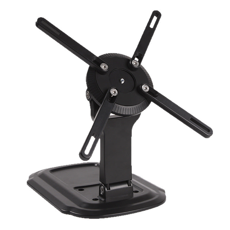 360° Rotation Foldable Projector Stand Wall Ceiling Desktop Mount for Projector Tablet Phone Universal 1/4 Inch Screw Portable Multi Angle Adjustable Holder