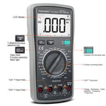 Kaemeasu KM-DM02S Digital Multimeter with Voice Broadcast True RMS Measurement Non-Contact Voltage Detection High Precision Auto-Ranging Multimeter for Electrical Troubleshooting