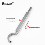 Ganwei Wood Rotary Hollow Turning Tool With Carbide Alloy Insert Cutter Aluminum Alloy Handle For Lathe Cutter Turning Tools