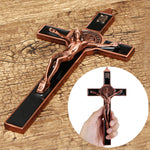 3D Modeling Carving Cross Wall Decorations Metal Alloy JESUS Catholic Statue Prayer
