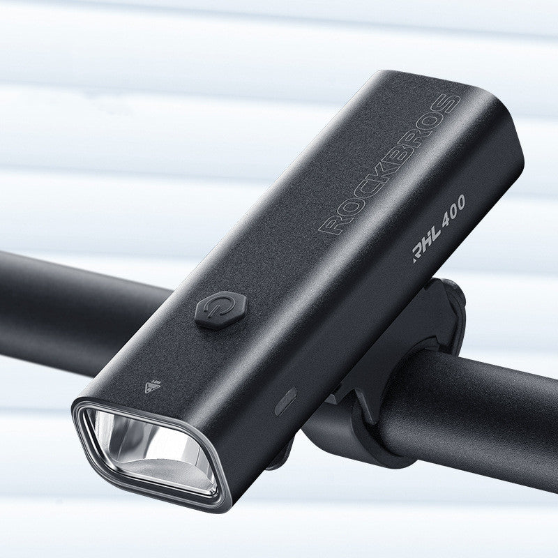 LinkMejor 400Lm Bike Headlight 2000mAh Battery USB Rechargeable IPX6 Waterproof 4 Light Modes Aluminum Alloy Bicycle Light Flashlight for Cycling