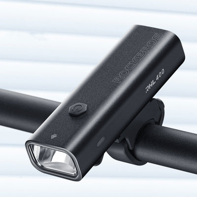 LinkMejor 400Lm Bike Headlight 2000mAh Battery USB Rechargeable IPX6 Waterproof 4 Light Modes Aluminum Alloy Bicycle Light Flashlight for Cycling
