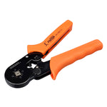 LinkMejor  JX-1687 6-4 Tube-type Terminal Crimping Plier Ratchet Labor-saving Crimping Pliers Sleeve-type Terminal Crimping Pliers Wire Ear Crimping Tool