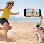 LinkMejor Osmo Mobile 7 3-Axis Gimbal with Tripod 10H Battery Smart Tracking 7.0 Magnetic Mount Three-axis Anti-shake Stabilizer Support Integration with the LinkMejor Mimo App
