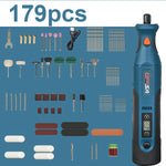 7.4V Electric Grinder Rotary Tool High Power Lithium Battery 12 Speed Digital Display for Precision Grinding Polishing Carving DIY Tools