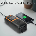 Wireless Dual Digital Display Car Tire Inflator with Auto Shutoff Charging Lighting Car and Motorcycle Air Pump