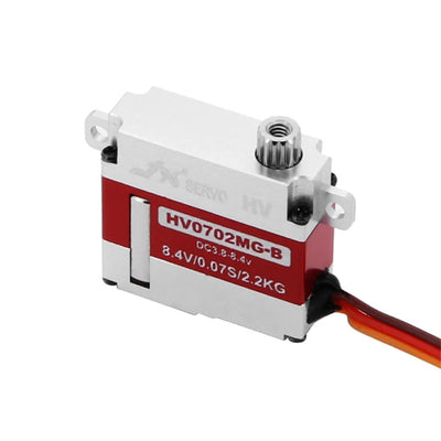 JX PDI-HV0702MG-A/B/C 2.2kg Metal Gear Full CNC Metal Digital Coreless Servo for Glider RC Model Airplane Helicopter