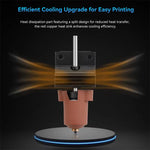 3D Printer Parts for Creality K1C K1 Max Hotend Kit Quick Swap Ceramic Heating Block Kit 0.4 0.6 0.8mm Nozzle High Flow Printing