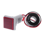 Geekcreit® AC 60-500V 0-100A D18 Square LED Digital Dual Display Voltmeter Ammeter Voltage Gauge Current Meter