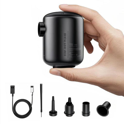 IPRee D20 Mini Air Pump Portable Electric Inflator Pump for Air Mattresses Inflate Deflate Beds Swimming Ring Outdoor Camping Pump